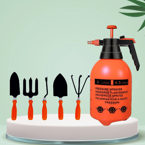 Plant Spray Bottle With Garden Tools